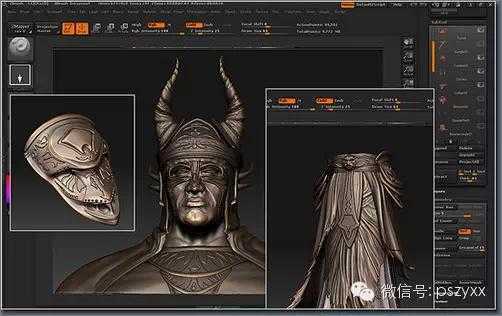 Photoshop与Zbrush的上色渲染技巧