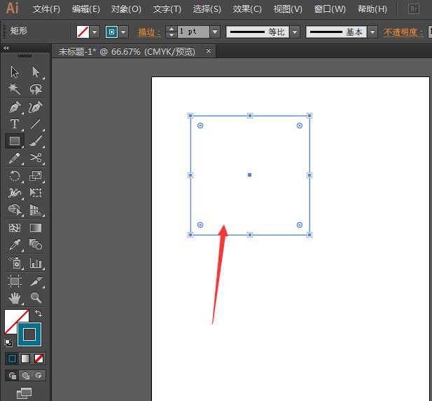 ai怎么制作线条组成的立体矩形框?